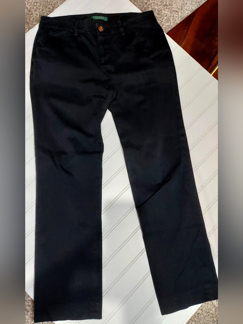 Lauren Ralph Lauren Dark Navy Women's Chinos